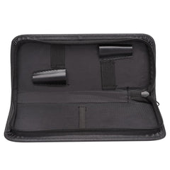 Etui accessoires coiffure Lasenersm noir, protège et facilite l'accès aux outils.