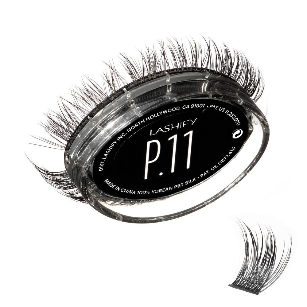 Lashify Plushy 11mm: fibres noires pour un regard volumisé et naturel