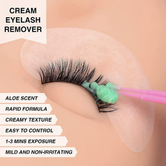 Applicateur professionnel LashView, contrôle précis lors du retrait.