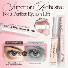LASHVIEW kit de levage des cils - courbure longue durée et durable