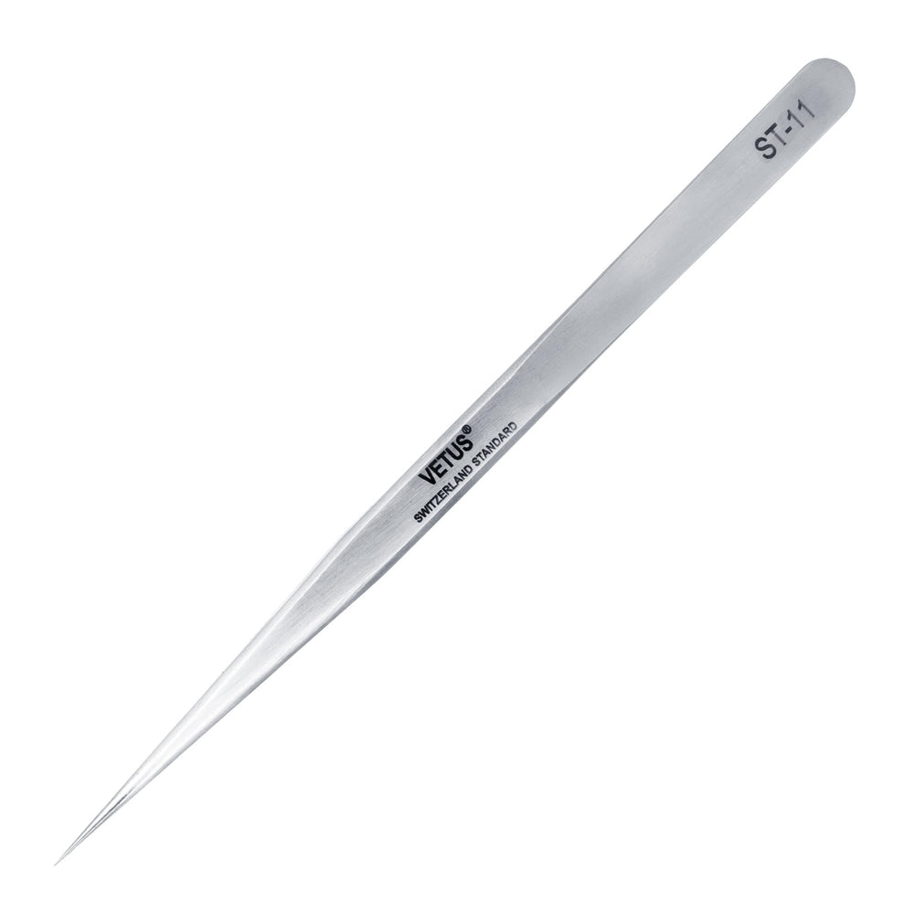 Pinces LASHVIEW ST11 droite et pointue pour isolation précise des cils.