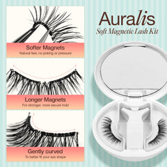 Gros plan sur les aimants ultra-fins 0,17 mm du LashVIEW Upgrade pour port discret.