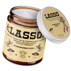 Crème visage LASSO TALLOW encens citrus, éclat naturel et hydratation légère