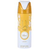 Lattafa Yara Tous flacon spray élégant pour une fragrance fruitée et gourmande.