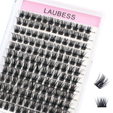 LAUBESS cils clusters 14-18mm – volume rapide pour un regard profond.