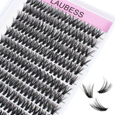 LAUBESS Lash Clusters : étape d’application initiale pour un résultat naturel.