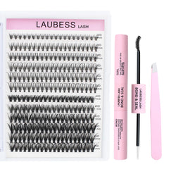 LAUBESS LASH clusters 20D/40D sur plateau, volume rapide et naturel
