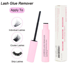 Utilisation pratique avec LAUBESS LASH, retrait facile des grappes de cils.