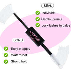 Laubess LASH pinceau spirale pour une application uniforme.