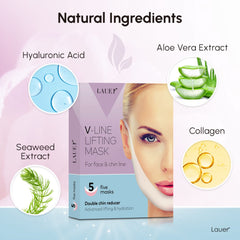 Élimination double menton LAUER COSMETIC avec bande ciblée