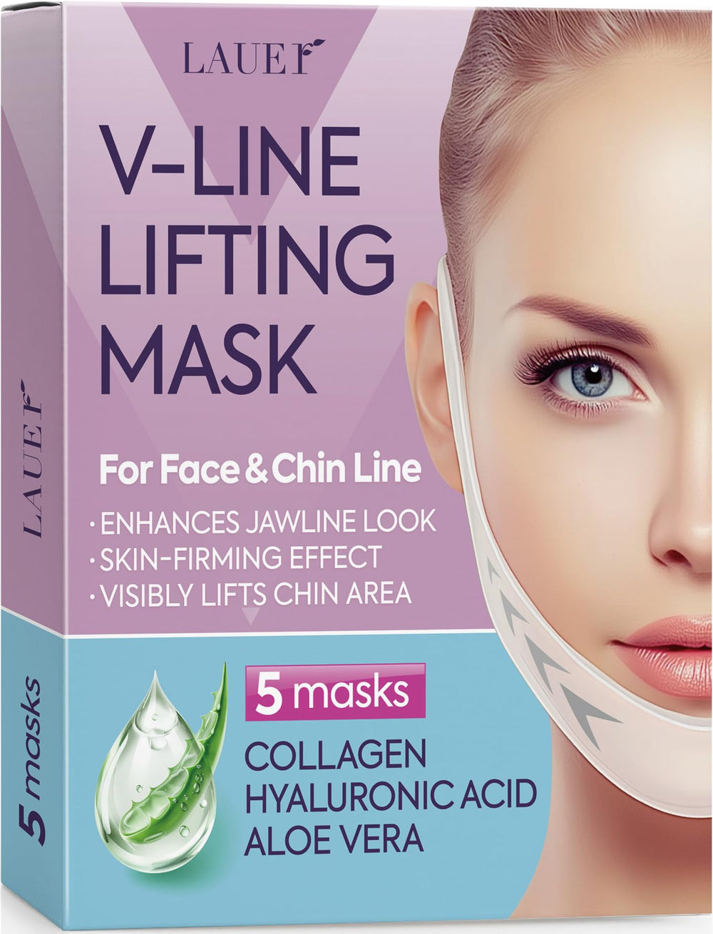 Masque V-Line LAUER COSMETIC pour contour du visage plus défini