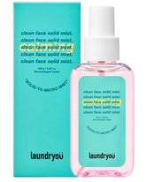 LAUNDRYOU Clean Face en bouteille présentant une hydratation rapide pour peau sensible.