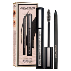 Laura Mercier Caviar Extravagant Mascara – brosse prête pour un volume durable.
