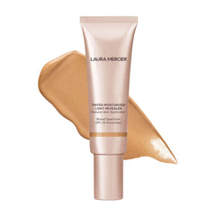 Laura Mercier Hydratant Teinté en bouteille, apporte hydratation et éclat naturel.