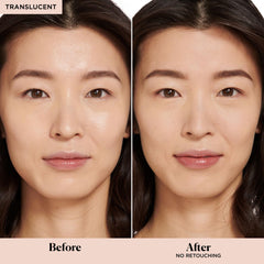 Laura Mercier poudre translucide absorption des huiles pour peau sans brillance.