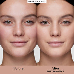 Laura Mercier Real Flawless, démonstration d'une couvrance moyenne sans cakey.