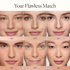 Texture-crème du correcteur prête à l'application sur la peau.