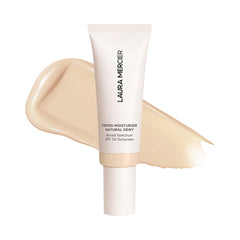 Laura Mercier Teint Naturel – bouteille pompe, fini lumineux et hydratation 24h.