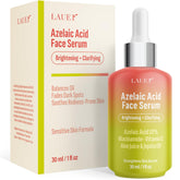 Sérum LAUER COSMETIC azélaïque 10% sur le flacon, teint plus homogène en perspective