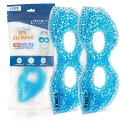 Masque yeux L'Autre Peau avec gel en billes, apaisement froid pour les yeux.