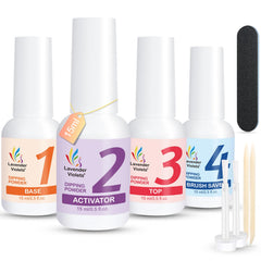 Lavender Violets – base: application rapide et durable.