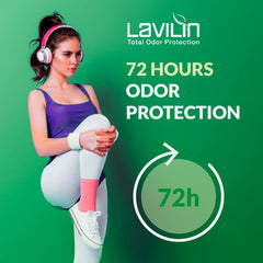 Close-up of natural extracts in Lavilin deodorant formula