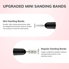 Lavinda bande sablage 240 rose, préparation rapide et précise des ongles.