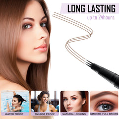 LAVONE Brosse-double-embout permet de coiffer et modeler les sourcils.