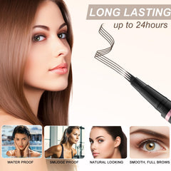 LAVONE brosse double-face sourcils pour estomper et affiner.