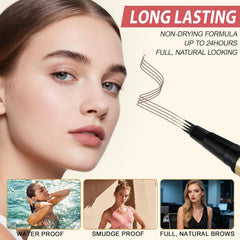 LAVONE crayon pour les yeux liquide waterproof brun foncé pour lignes nettes.