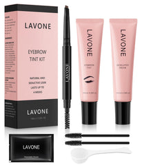 LAVONE kit coloration sourcils Soft Brown pour une teinte naturelle durable