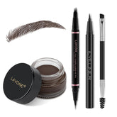 LAVONE ensemble sourcils microblading 2-en-1 précision et remplissage rapide.