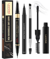 LAVONE kit sourcils avec stylo 4D pour un rendu naturel.