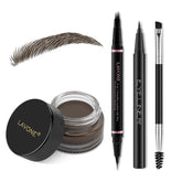 LAVONE Crayon sourcils microblading 4 pointes pour traits précis et naturels