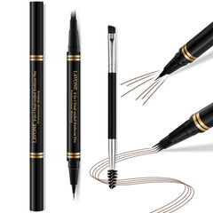 LAVONE stylo sourcils 2-en-1 pour des traits réalistes et longue tenue.
