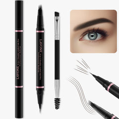 LAVONE Stylo Sourcils 2-en-1 prêt à l’emploi, pratique et polyvalent pour démarrer.