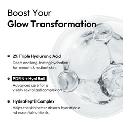 Texture aqueuse LayerLab prête à pénétrer, hydratation durable pour la peau.