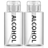 Layhit bouteille-pompe-alcool-10oz transparente, pratique pour usage domestique.