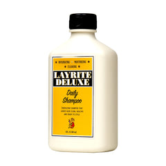 Layrite Daily Shampoo, cheveux après lavage, sensation de fraîcheur et apaisement.