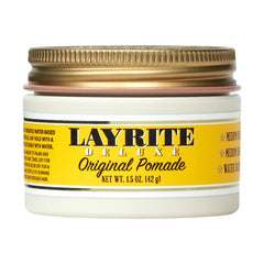 Layrite Original Pomade dans le pot, emballage clair et pratique pour démarrer rapidement.