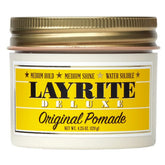 Layrite Pomade Originale — bouteille pratique pour une utilisation facile et un coiffage durable