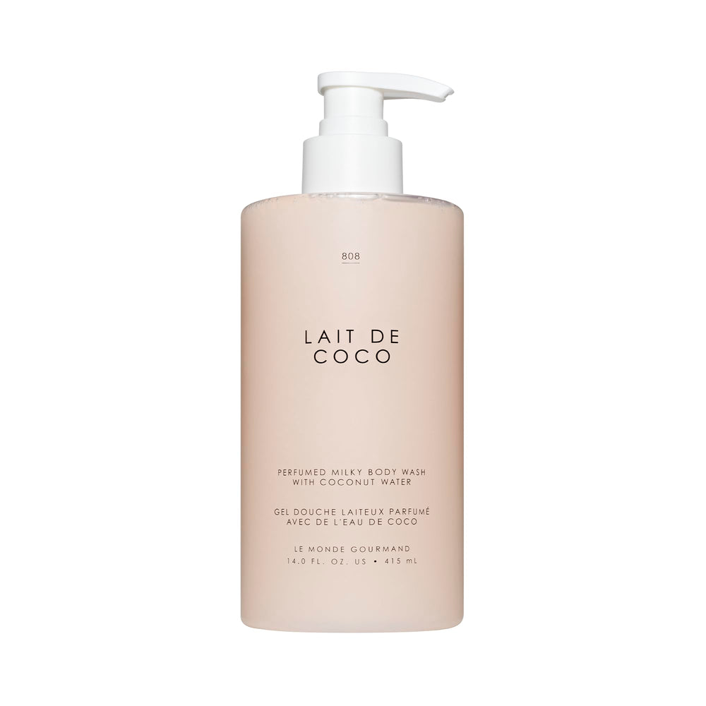 Le Monde Gourmand Lait de Coco : flacon pompe pour une application pratique et parfumée.