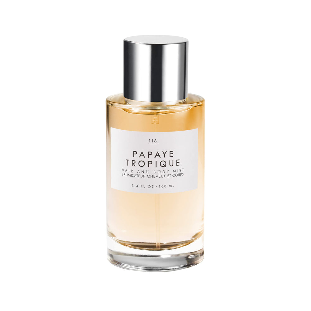 Le Monde Gourmand Papaye Tropique – bouteille élégante pour parfum fruité et floral.