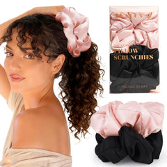 LEADUWAY chouchou satin oreiller rose: douceur et maintien sans pli pendant le sommeil.