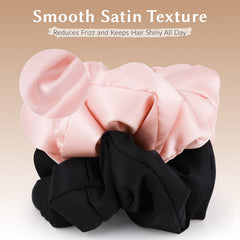 LEADUWAY chouchou satin: idéal pour la nuit, maintien doux sans tiraillement.