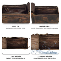 Leather Village intérieur imperméable — protection fiable contre les déversements.