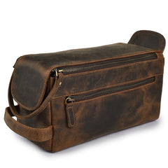 Leather Village trousse toilette voyage cuir — élégante et durable pour vos déplacements.