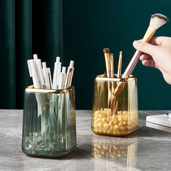 Lebenrich rangement compact pour pinceaux, rouges à lèvres et stylos sur bureau.