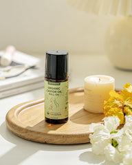 Leczhmyo huile ricin roll-on soin corps pour peau douce et hydratée.