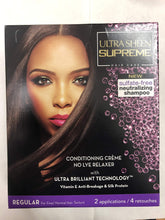 Leebeauty crème défrisante sans soude pour cheveux lisses et soyeux.